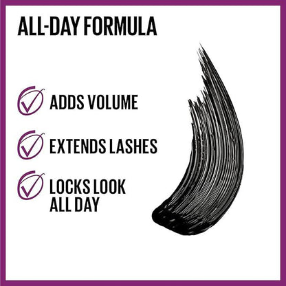 Maybelline New York the Falsies Lash Lift Waterproof Mascara Volumizing, Lengthening, Lifting, Curling, Multiplying, Eye Makeup, Very Black, 0.29 Fl. Oz, Black - Which Mark
