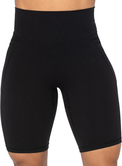 Sunzel 10" / 8" / 5" / 3" Biker Shorts for Women with Pockets, High Waisted Yoga Workout Shorts - Which Mark