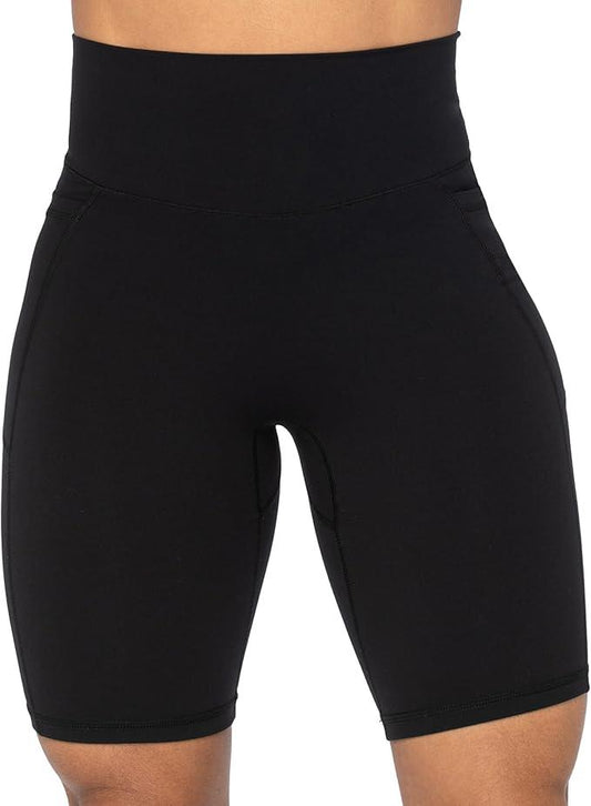 Sunzel 10" / 8" / 5" / 3" Biker Shorts for Women with Pockets, High Waisted Yoga Workout Shorts - Which Mark