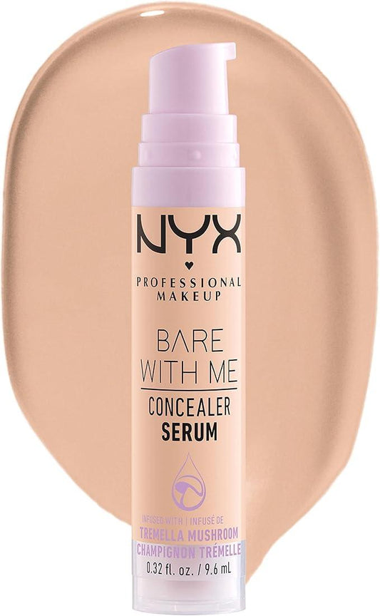 NYX Professional Makeup Concealer Serum, Natural Medium Coverage, Works Like Skincare, Bare With Me, 03 Vanilla, 9.6ml - Which Mark