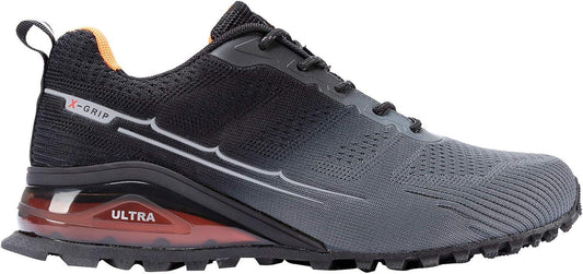 Kricely Men's Trail Running Shoes Walking Sneakers for Hiking Tennis Cross Training Mens Outdoor Fashion Snearker Casual Workout Footwear - Which Mark