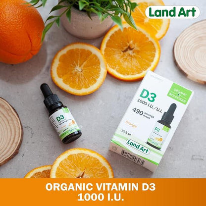 Certified Organic Vitamin D3 Drops - 490 servings - 1000 IU per drop - Immune System Support - Non-GMO - Gluten-Free - Made in Canada - 13.5 ml (Pack of 1) - Which Mark