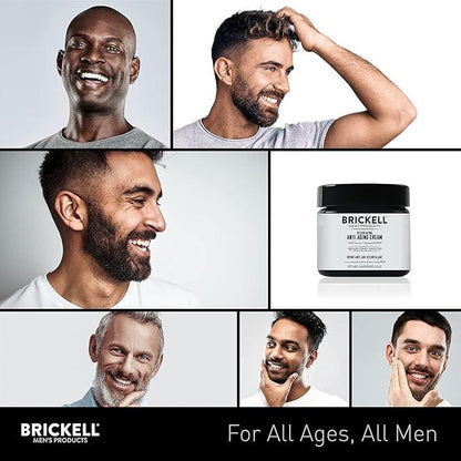 Brickell Men's Products Resurfacing Anti-Aging Cream For Men, Natural and Organic Vitamin C Cream, 2 Ounce, Unscented - Which Mark