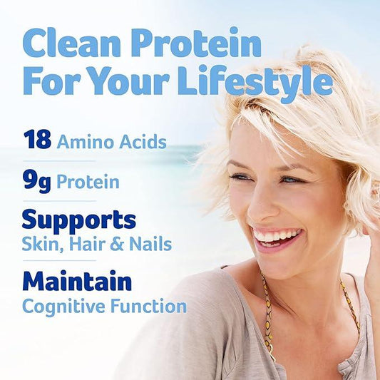 Purely Inspired Collagen Peptides Powder for Women & Men (Unflavoured) - Paleo & Keto-Friendly Supplement for Healthy Skin & Hair - Grass-Fed & Pasture Raised - 282g, 28 Servings (Pack of 1) - Which Mark