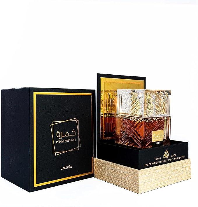Lattafa Khamrah for Unisex Eau de Parfum Spray, 3.4 Ounce - Which Mark