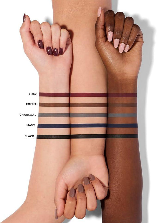e.l.f. No Budge Retractable Eyeliner, Creamy & Ultra-Pigmented, Waterproof, Creates Bold & Defined Lines, Coffee/Cafe, 0.008 Oz (0.23g) - Which Mark