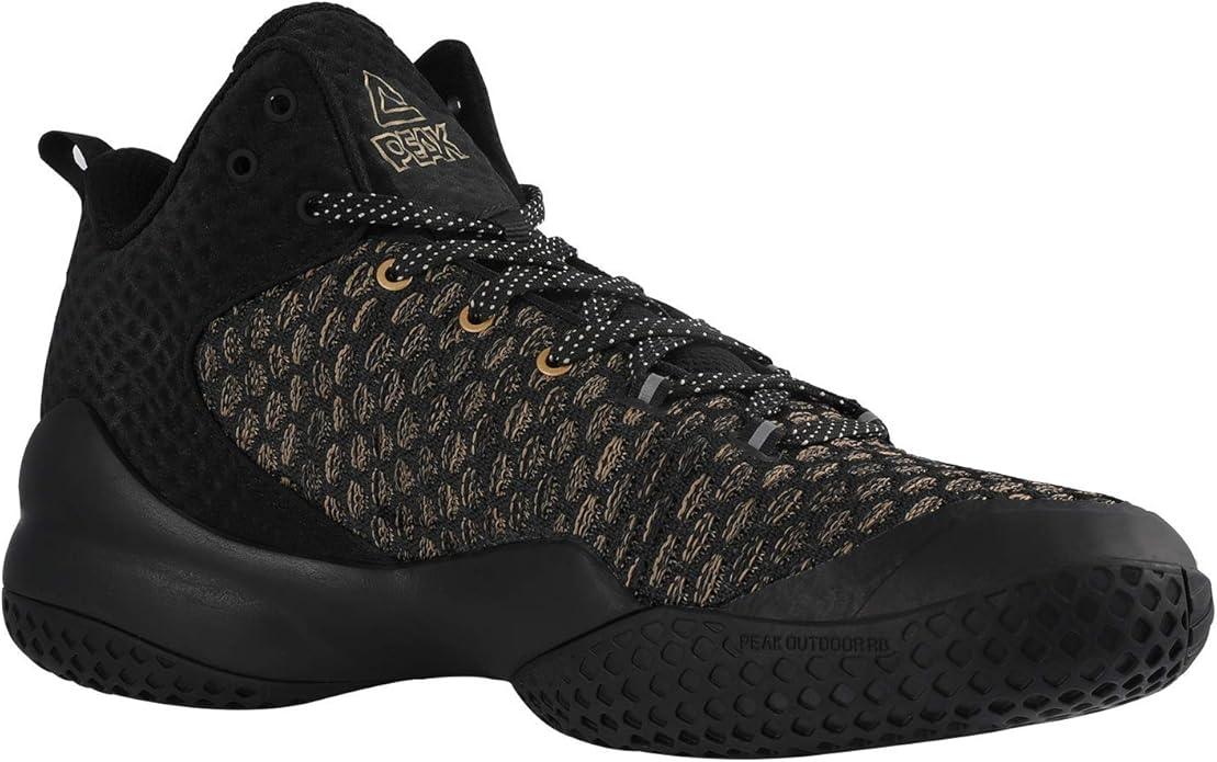PEAK High Top Mens Basketball Shoes Lou Williams Streetball Master Breathable Non Slip Outdoor Sneakers Cushioning Workout Shoes for Fitness - Which Mark