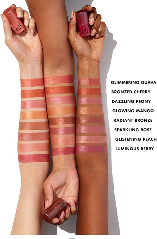 e.l.f. Monochromatic Multi Stick, Luxuriously Creamy & Blendable Color, For Eyes, Lips & Cheeks, Dazzling Peony, 0.17 Oz (5 g) - Which Mark