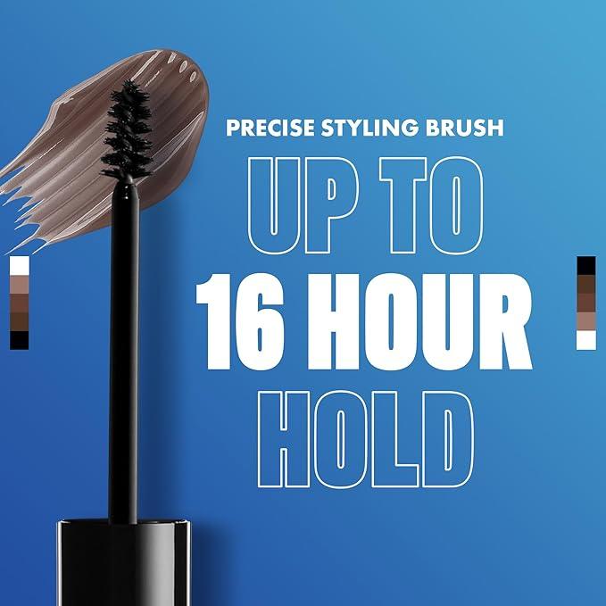 NYX Professional Makeup The Brow Glue, 16H Extreme Hold Eyebrow Gel, Flake-resistant, Non Sticky Formula, Natural Finish, LImitless Brow Looks, Clear, 0.18oz / 5g - Which Mark