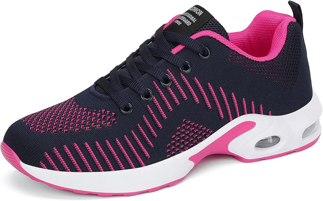 FLARUT Womens Mens Lightweight Walking Trainers Gym Fitness Running Shoes Breathable Sport Sneakers - Which Mark
