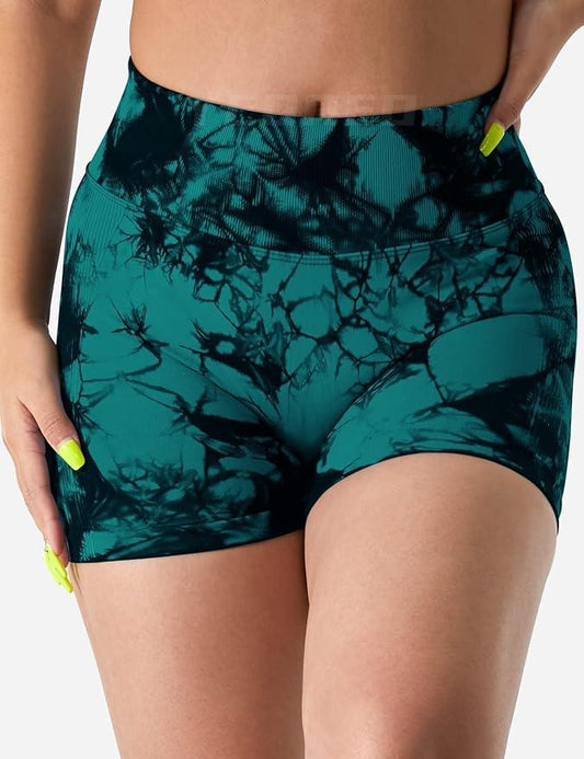 YEOREO Professional Women Workout Shorts 3.6" Scrunch Shorts Seamless High Waisted Contour Gym Yoga Biker Shorts - Which Mark