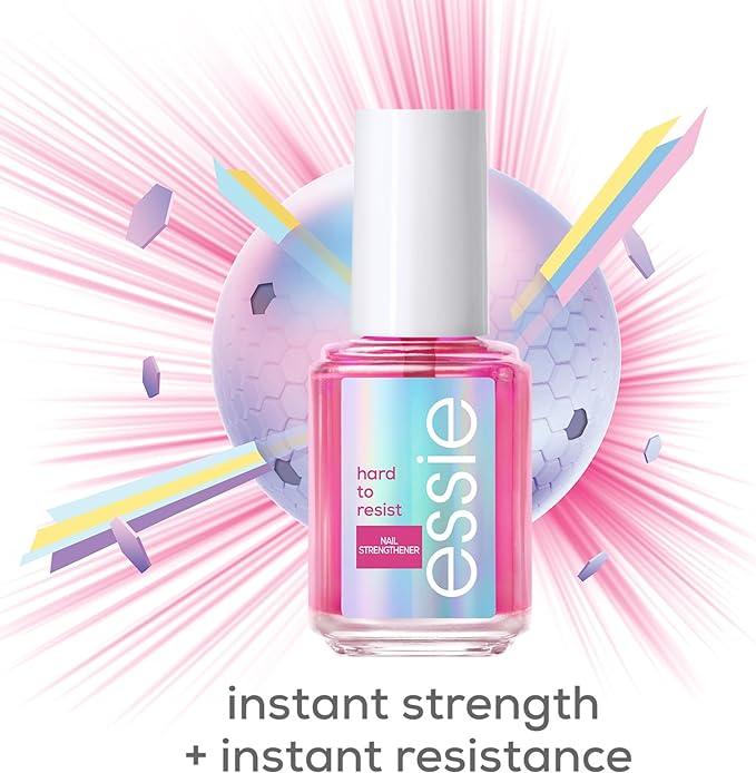 essie hard to resist vegan nail care, glow and shine, for brittle nails, with nail bonding tech, vegan nail care, 13.5 ml - Which Mark