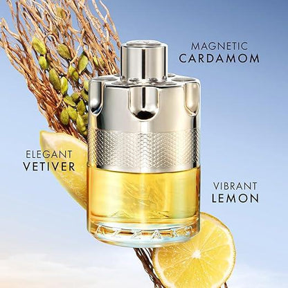 Azzaro Wanted Eau de Toilette - Vibrant & Irresistible Mens Cologne - Woody, Citrus & Spicy Fragrance - Fresh Notes of Cardamom, Lemon, Vetiver - Everyday Wear - Luxury Perfumes for Men - Which Mark