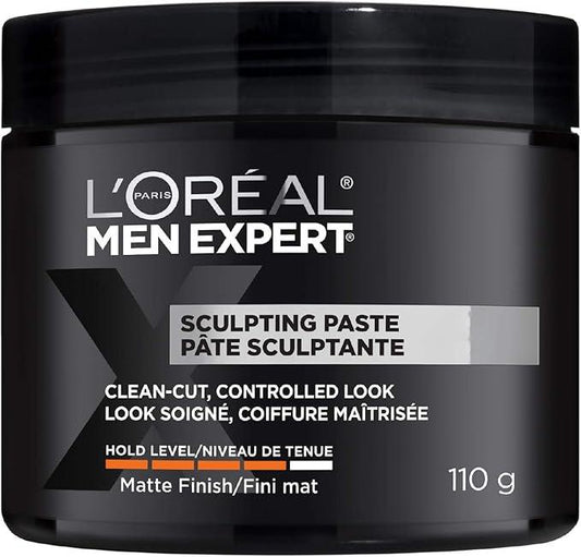 L’Oréal Paris Men Expert Sculpting Paste, Hair Paste For Men, Formulated For Extra Strong Hold With A Matte Finish For Any Clean-Cut Style, 110 g - Which Mark