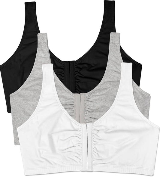Fruit of the Loom womens Front Close Builtup Sports Bra - Which Mark