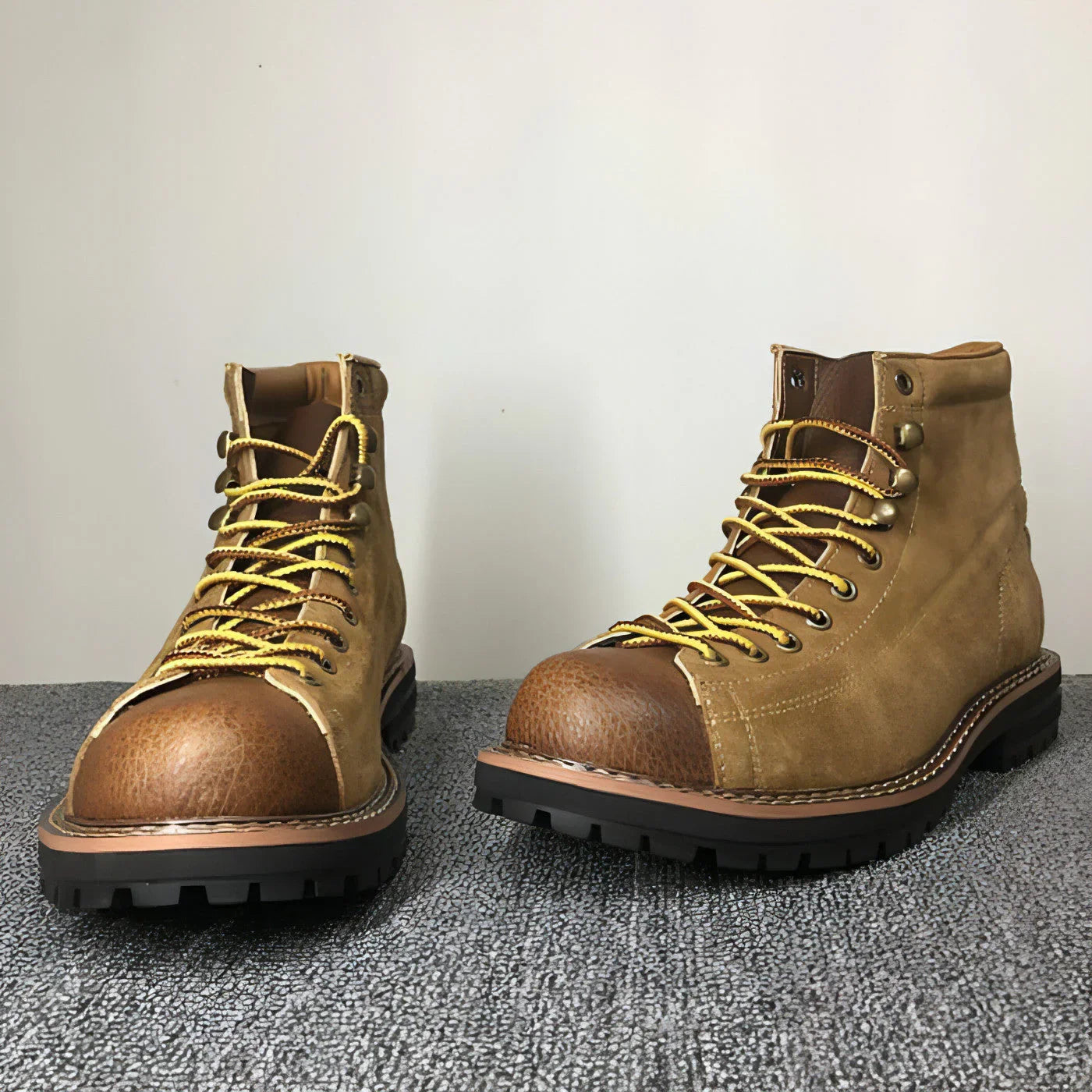 Autumn And Winter Men's Round Toe Fashion Casual Leather Shoes Martin - Which Mark