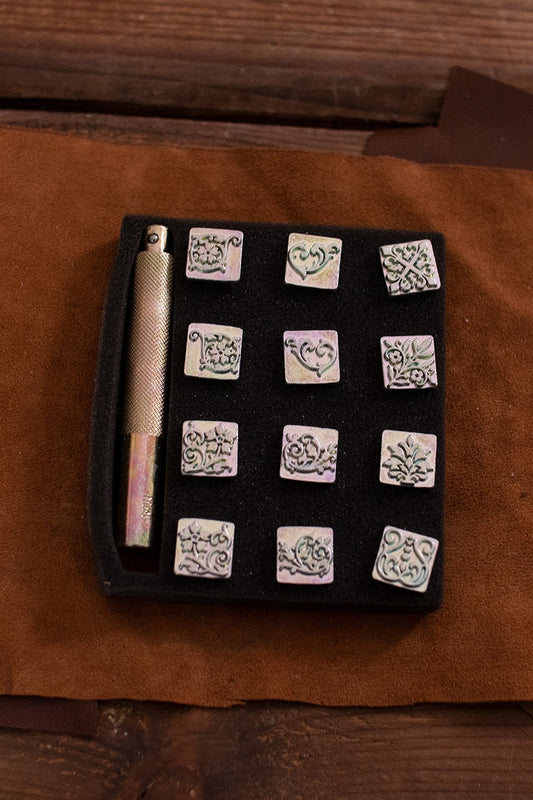 Embossing Tool Set FLORAL (12,7 mm) - Which Mark