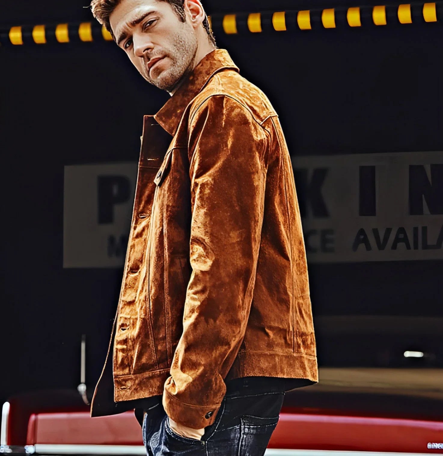 Leather Biker Jacket For Men American - Which Mark