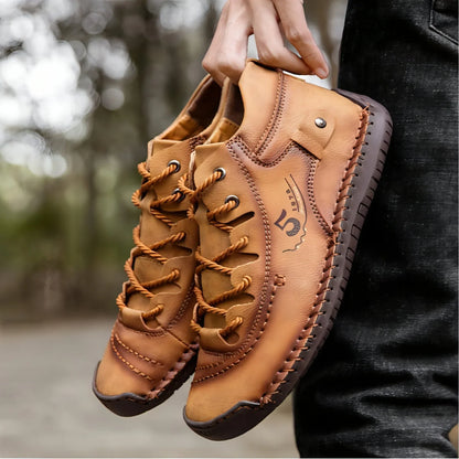 A1. Hand-sewn Men's Oversize Outdoor Boots Leather Shoes - Which Mark