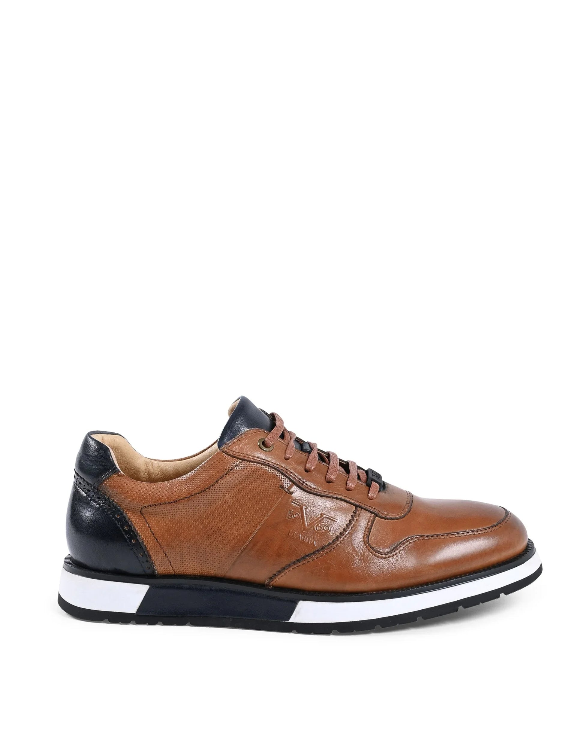 19V69 Italia Mens Sneaker Brown YO Y375-A3 TABACCO - Which Mark