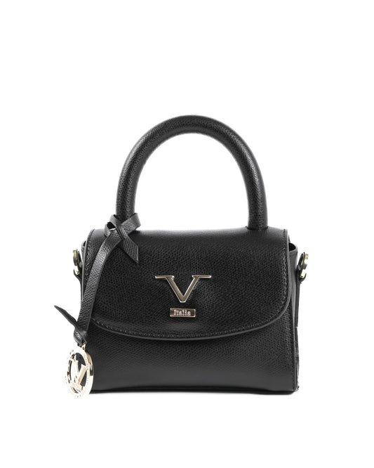 V Italia Womens Mini Bag Black GAR10V-S PALMELLATO NERO - Which Mark
