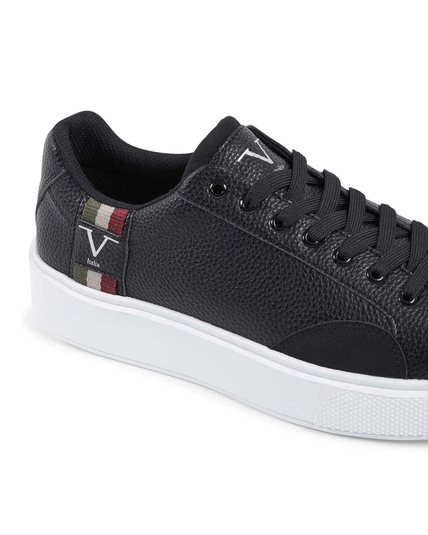 V Italia Mens Sneaker Black SNK 001 M BLACK - Which Mark