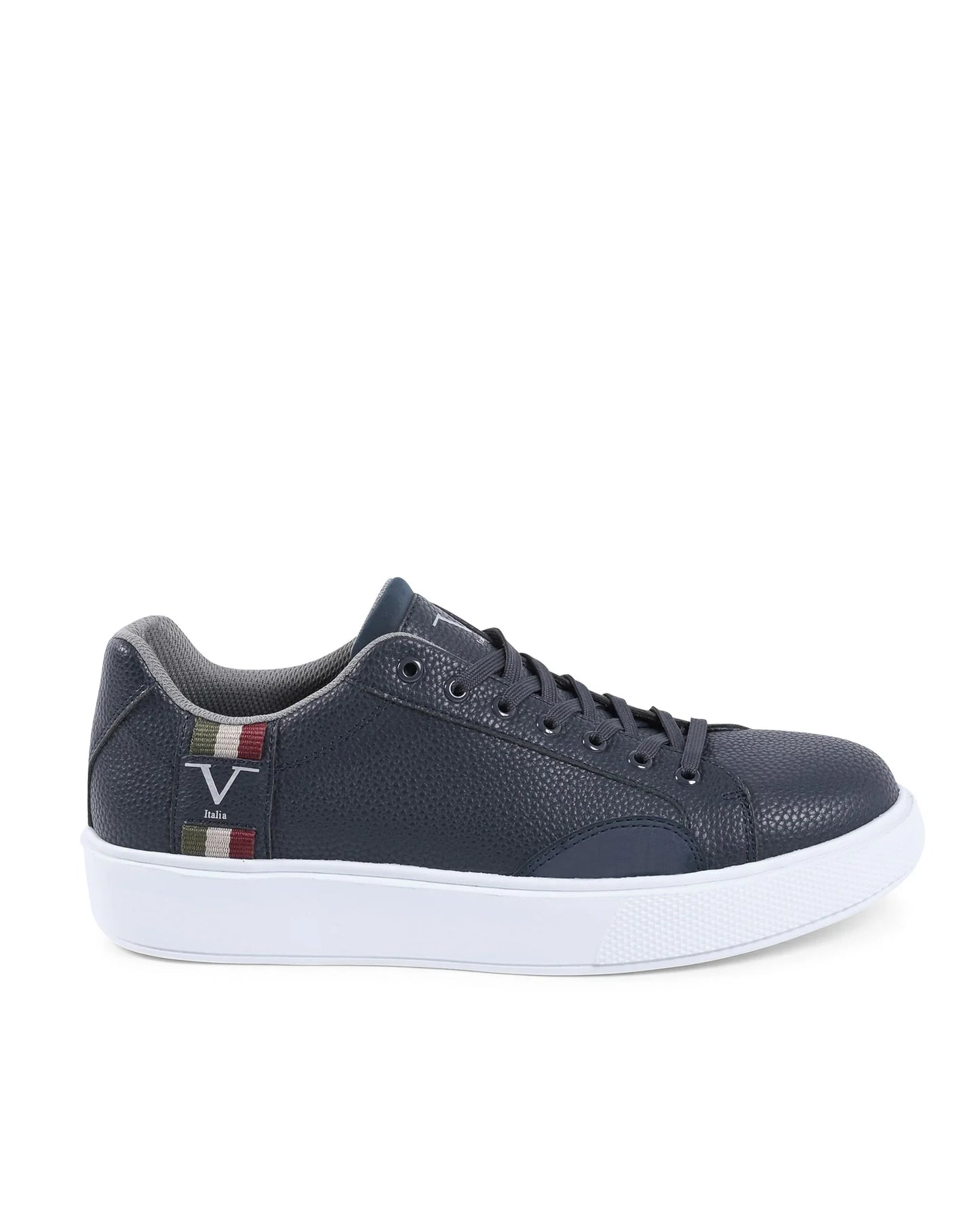 V Italia Mens Sneaker Navy Blue SNK 001 M NAVY - Which Mark