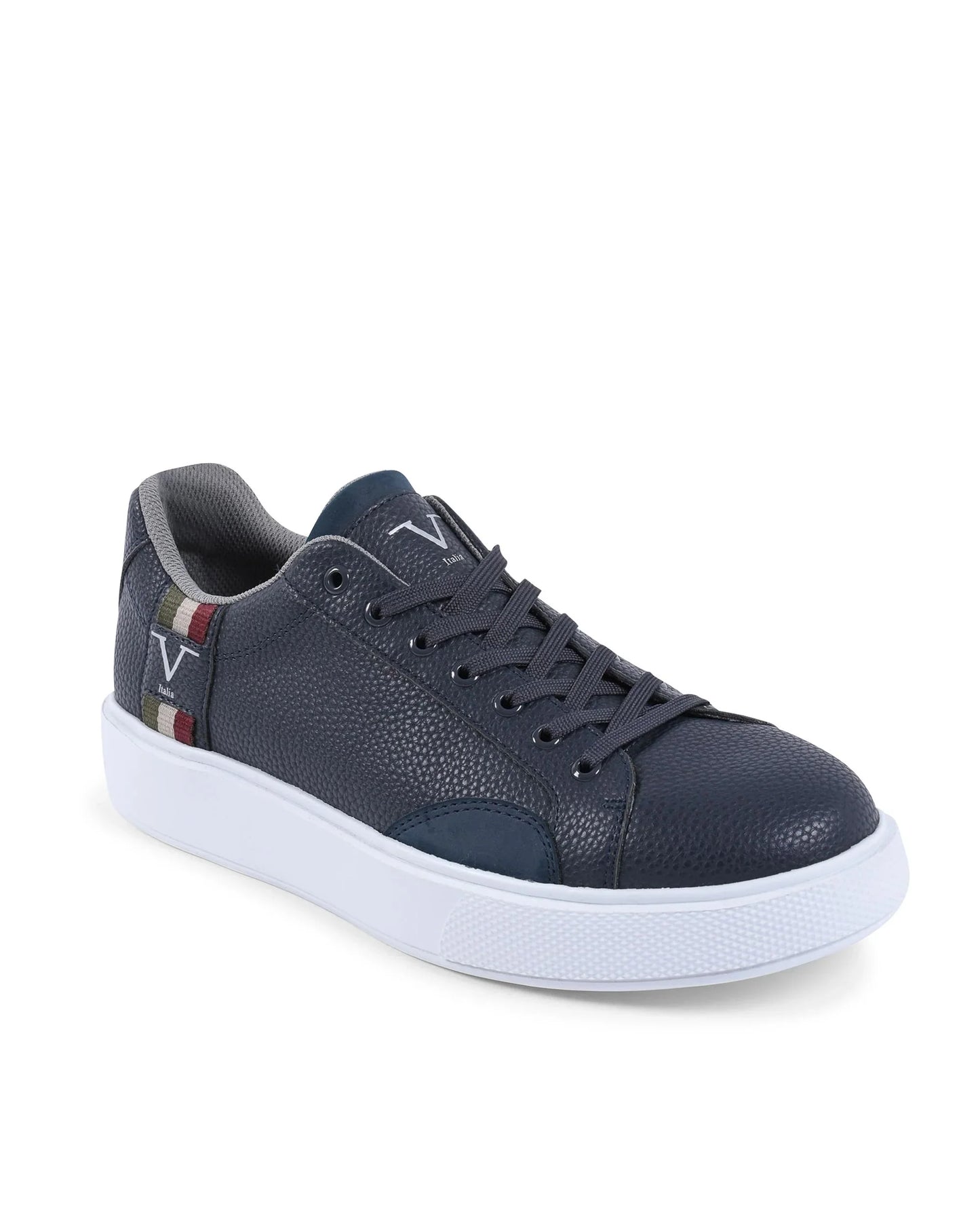 V Italia Mens Sneaker Navy Blue SNK 001 M NAVY - Which Mark