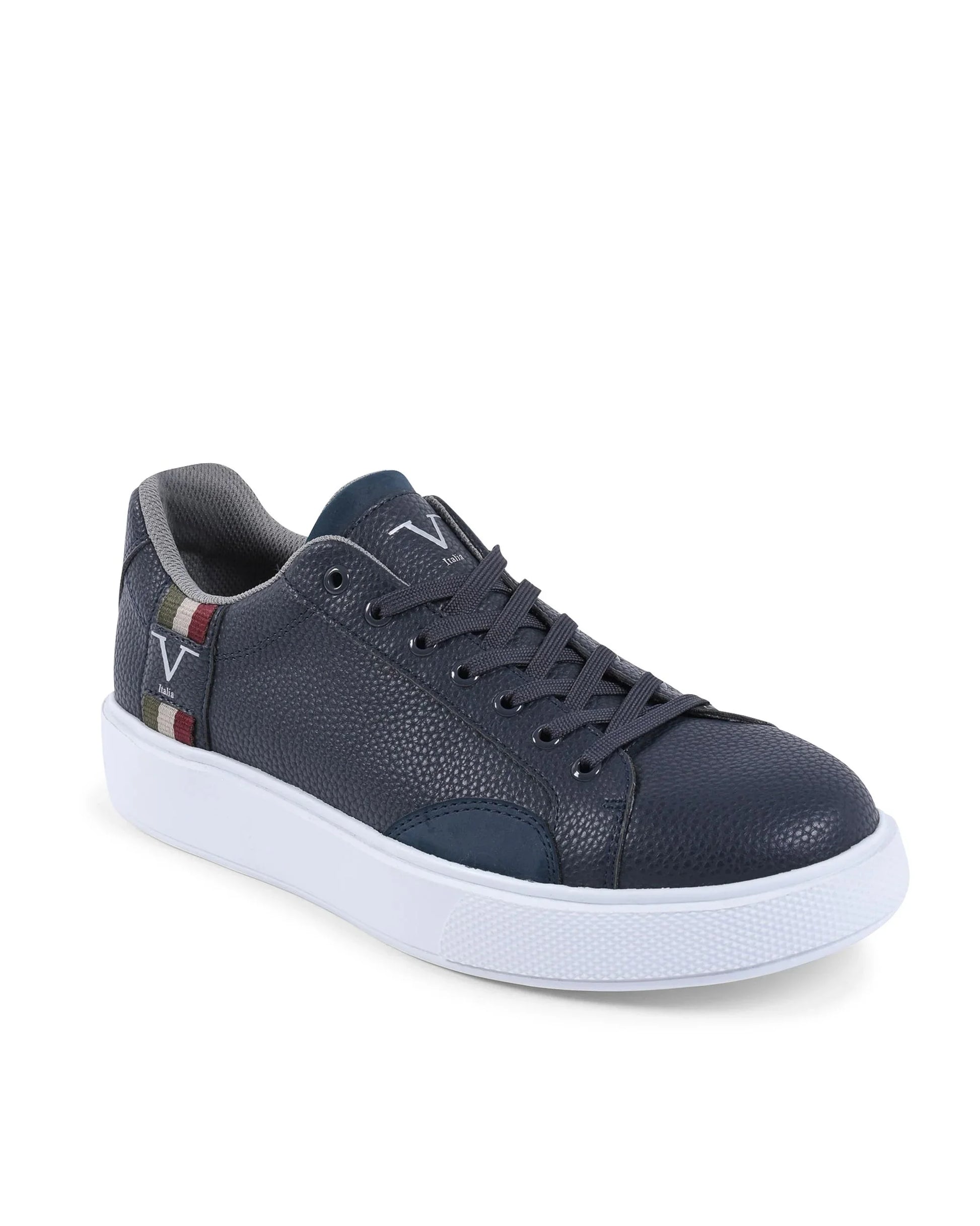 V Italia Mens Sneaker Navy Blue SNK 001 M NAVY - Which Mark