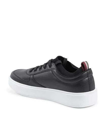 V Italia Mens Sneaker Black SNK 002 M BLACK - Which Mark