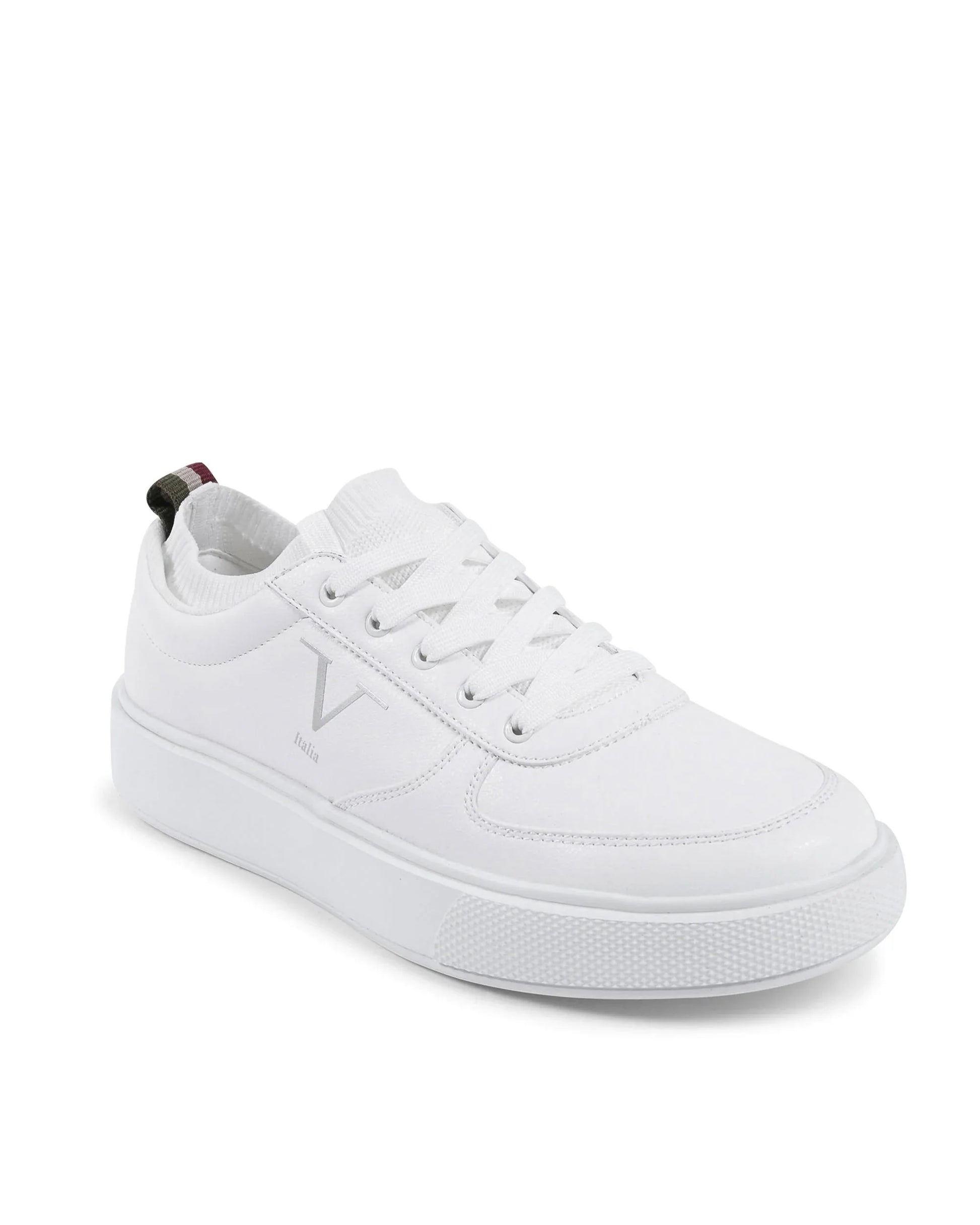 V Italia Mens Sneaker White SNK 002 M WHITE - Which Mark