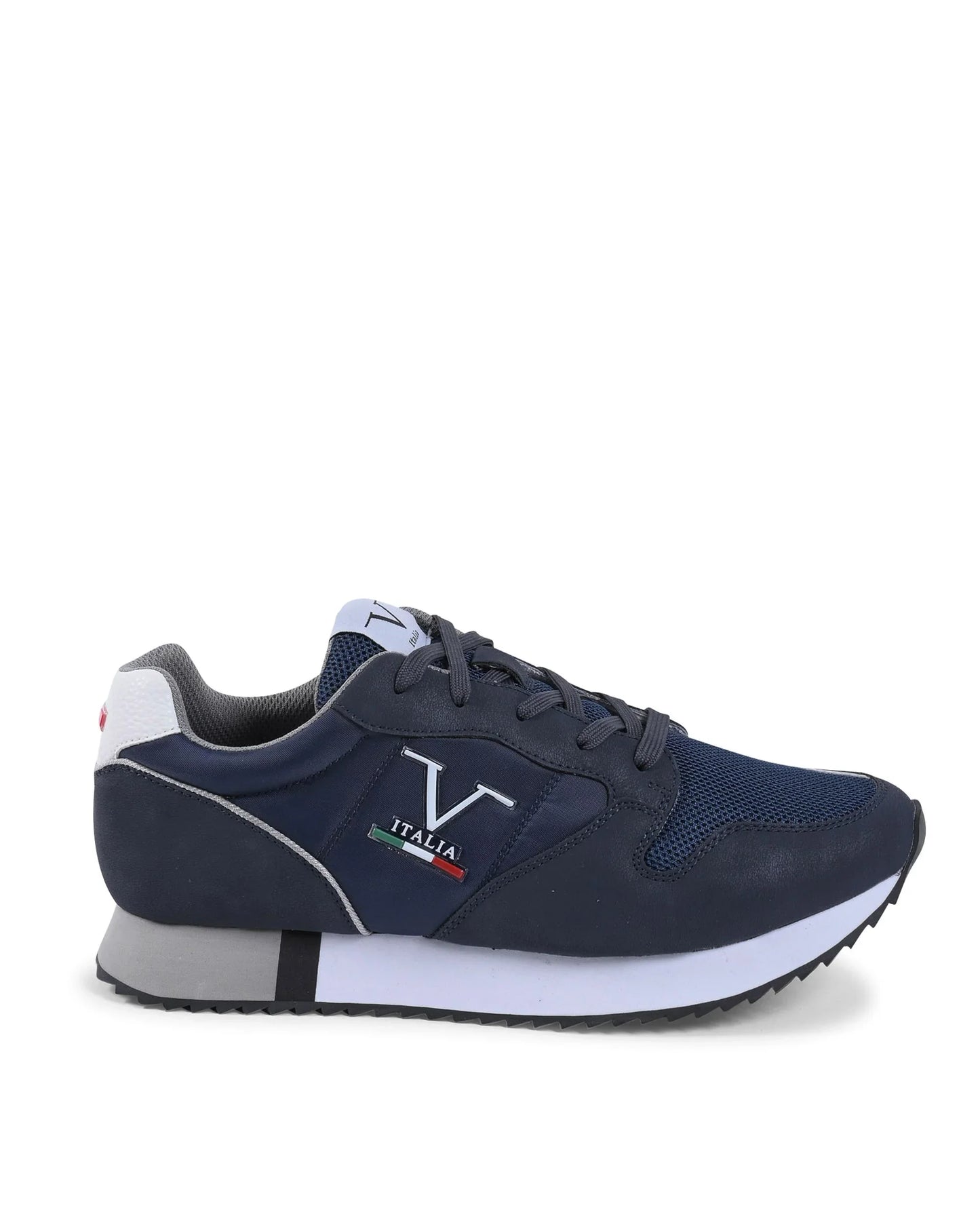 V Italia Mens Sneaker Navy Blue SNK 003 M NAVY - Which Mark