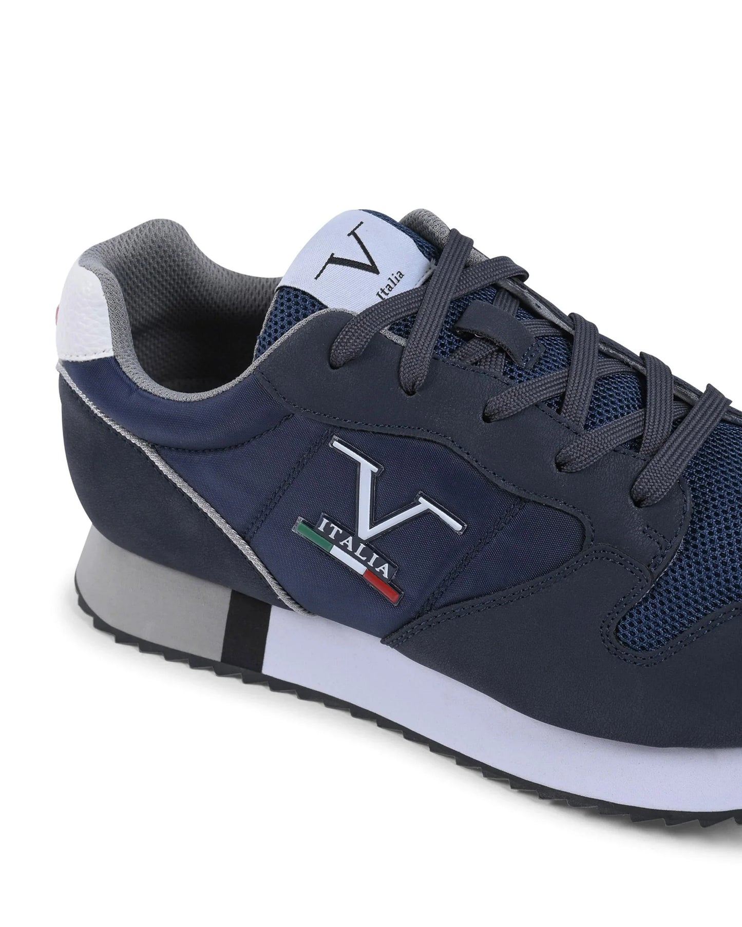 V Italia Mens Sneaker Navy Blue SNK 003 M NAVY - Which Mark