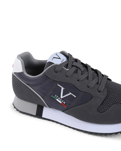 V Italia Mens Sneaker Grey SNK 003 M GREY CIMENT - Which Mark