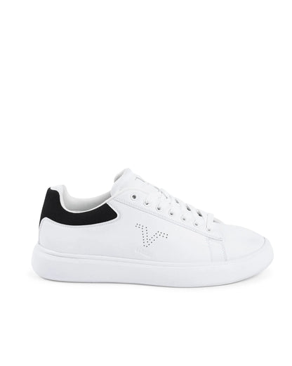 V Italia Mens Sneaker Multicolor SNK 004 M WHITE BLACK - Which Mark