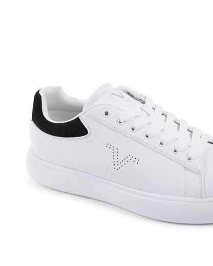 V Italia Mens Sneaker Multicolor SNK 004 M WHITE BLACK - Which Mark
