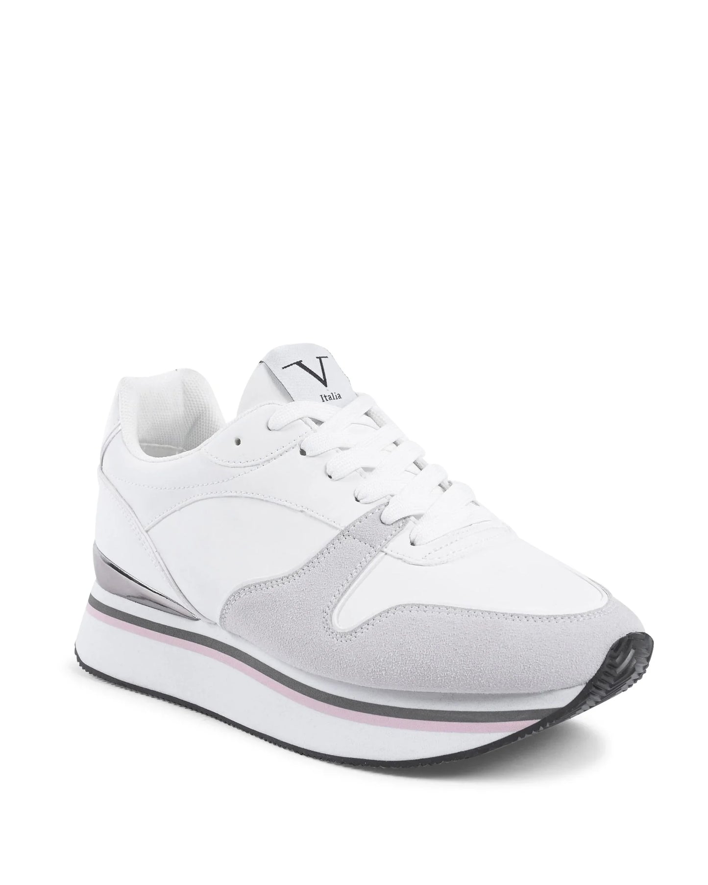 V Italia Womens Sneaker White SNK 003 W WHITE - Which Mark