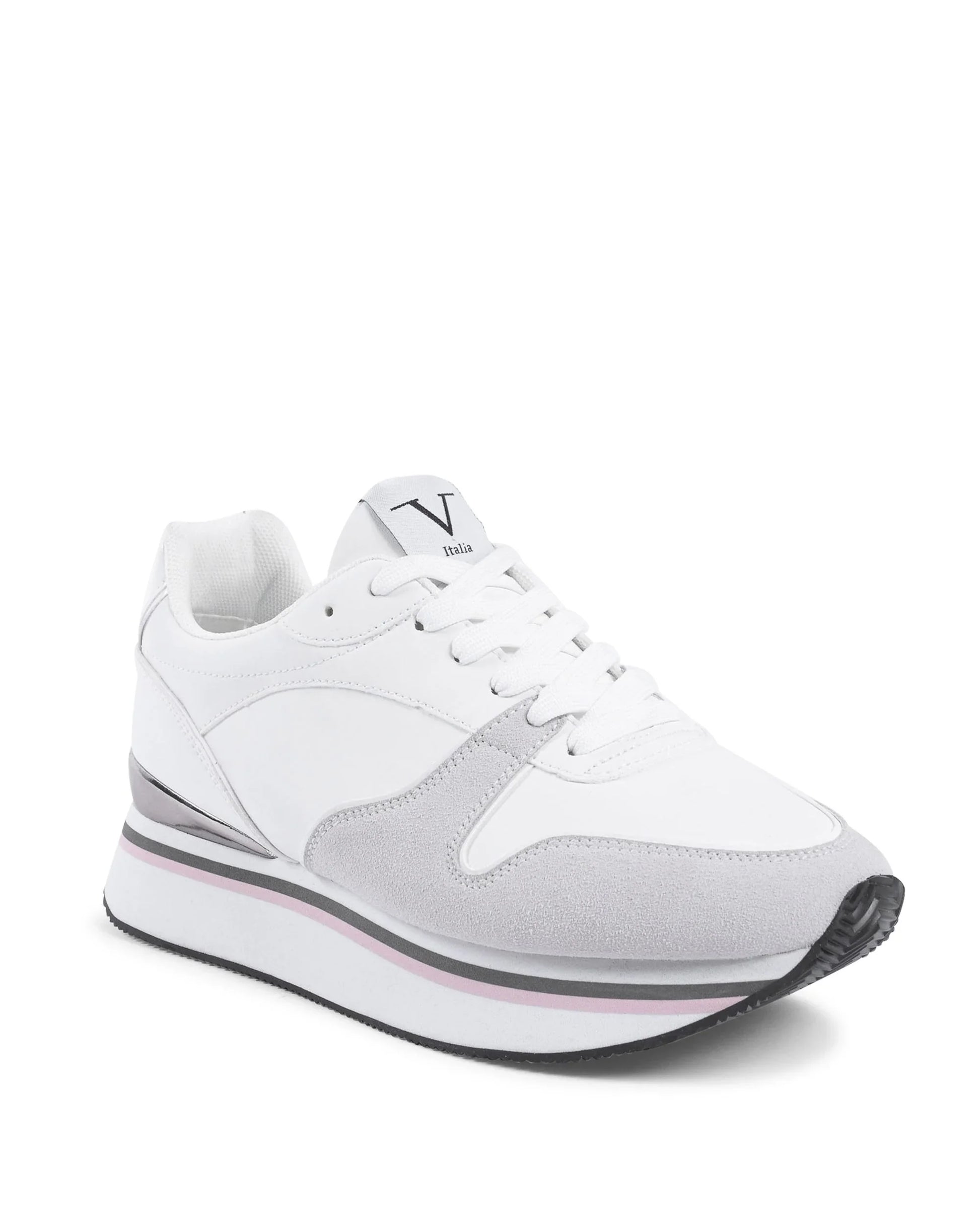 V Italia Womens Sneaker White SNK 003 W WHITE - Which Mark