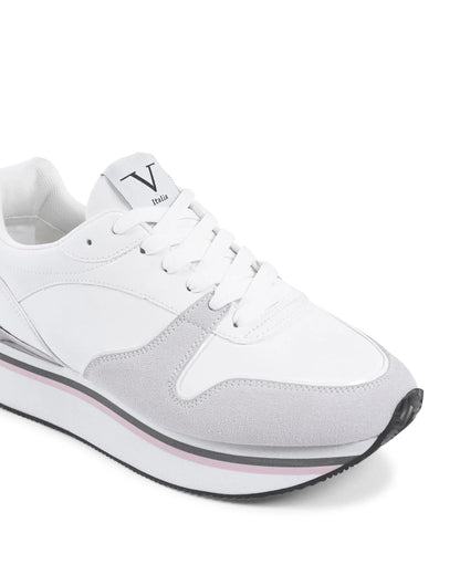 V Italia Womens Sneaker White SNK 003 W WHITE - Which Mark