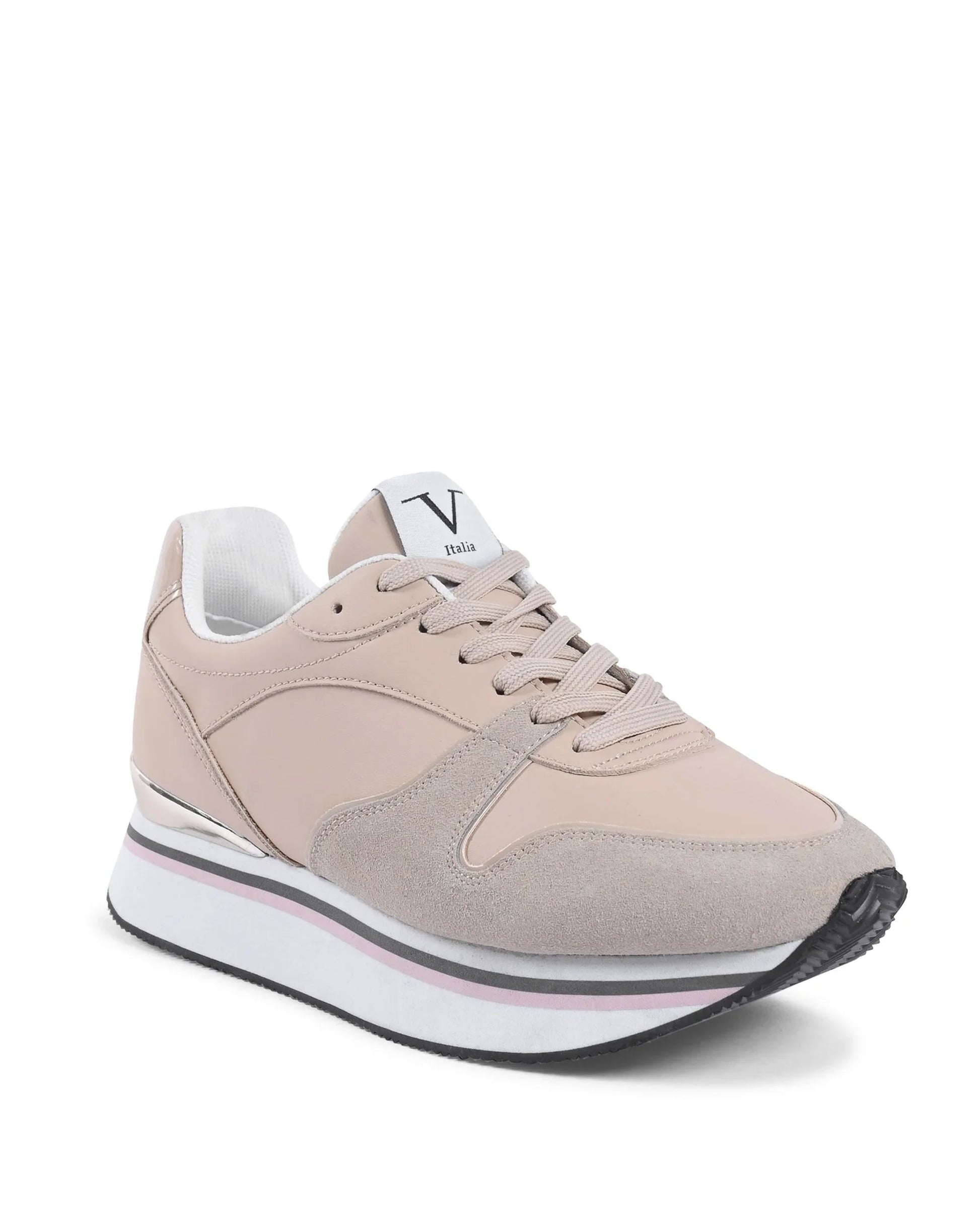 V Italia Womens Sneaker Beige SNK 003 W SAND - Which Mark