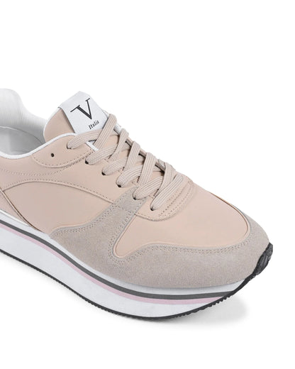 V Italia Womens Sneaker Beige SNK 003 W SAND - Which Mark