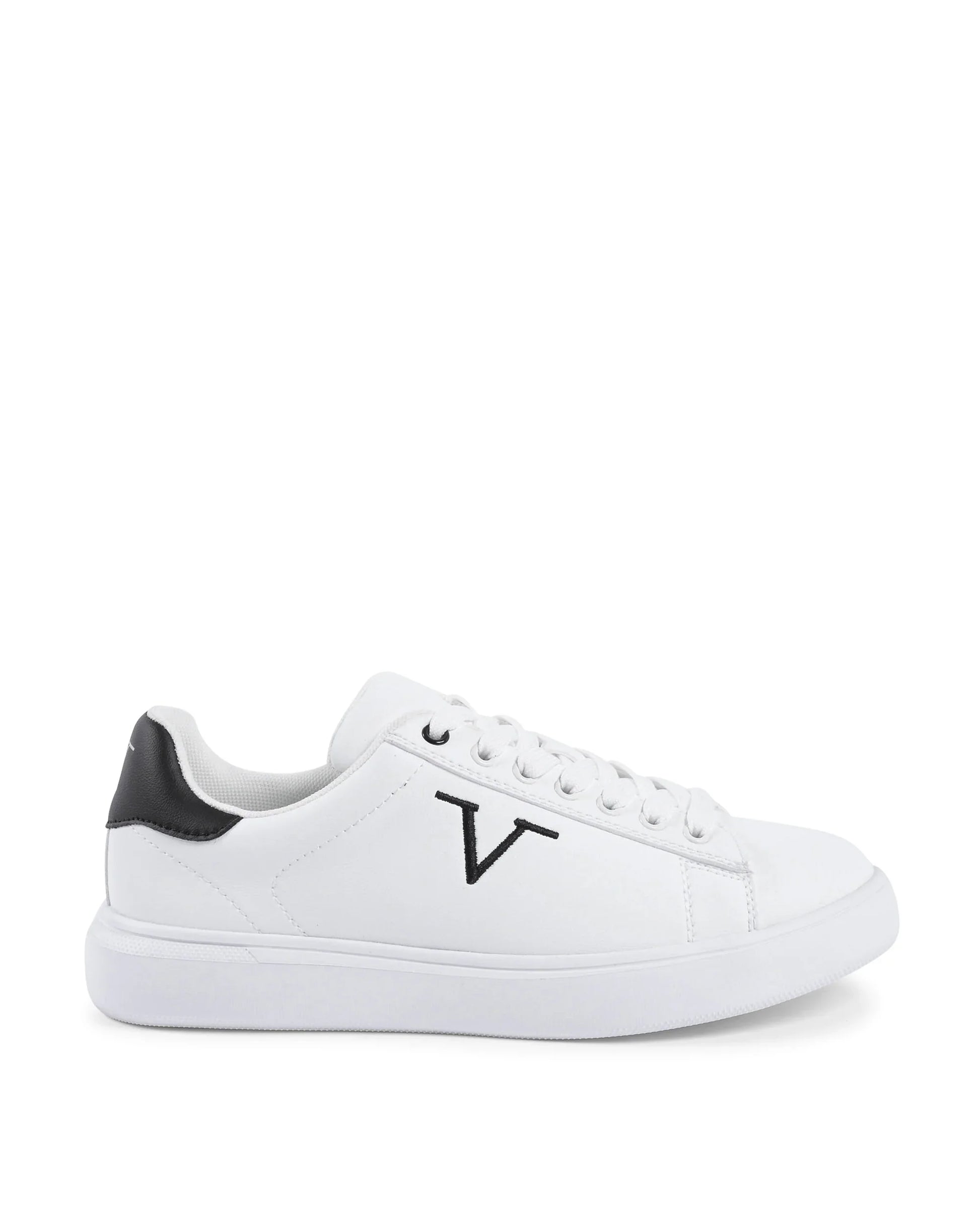 V Italia Womens Sneaker Multicolor SNK 004 W WHITE BLACK - Which Mark