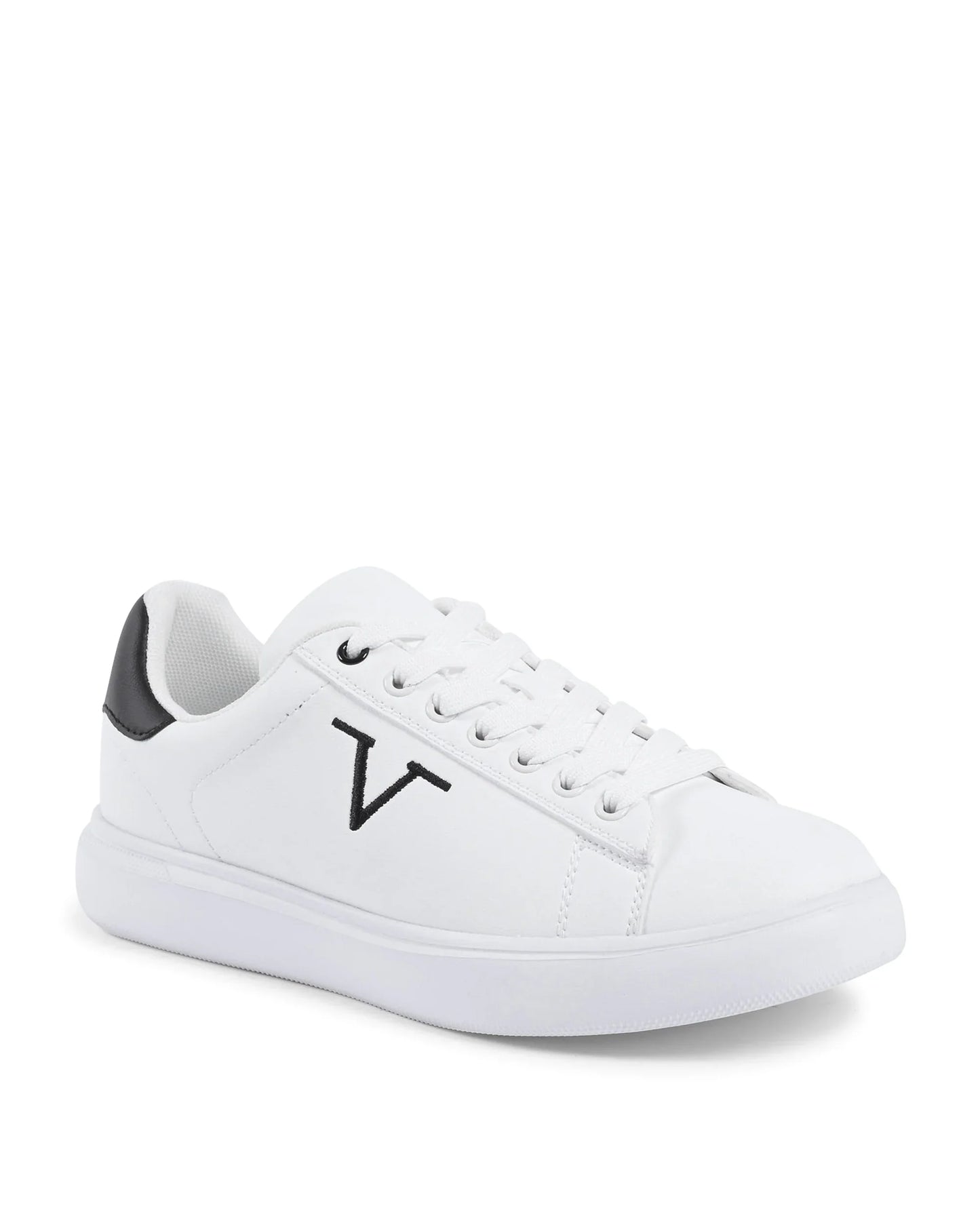 V Italia Womens Sneaker Multicolor SNK 004 W WHITE BLACK - Which Mark