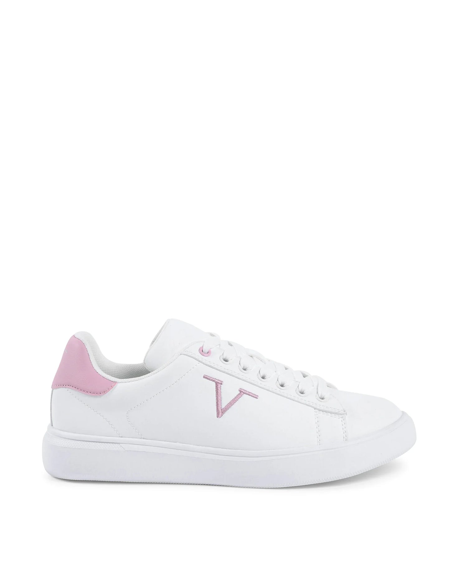 V Italia Womens Sneaker Multicolor SNK 004 W WHITE PINK - Which Mark