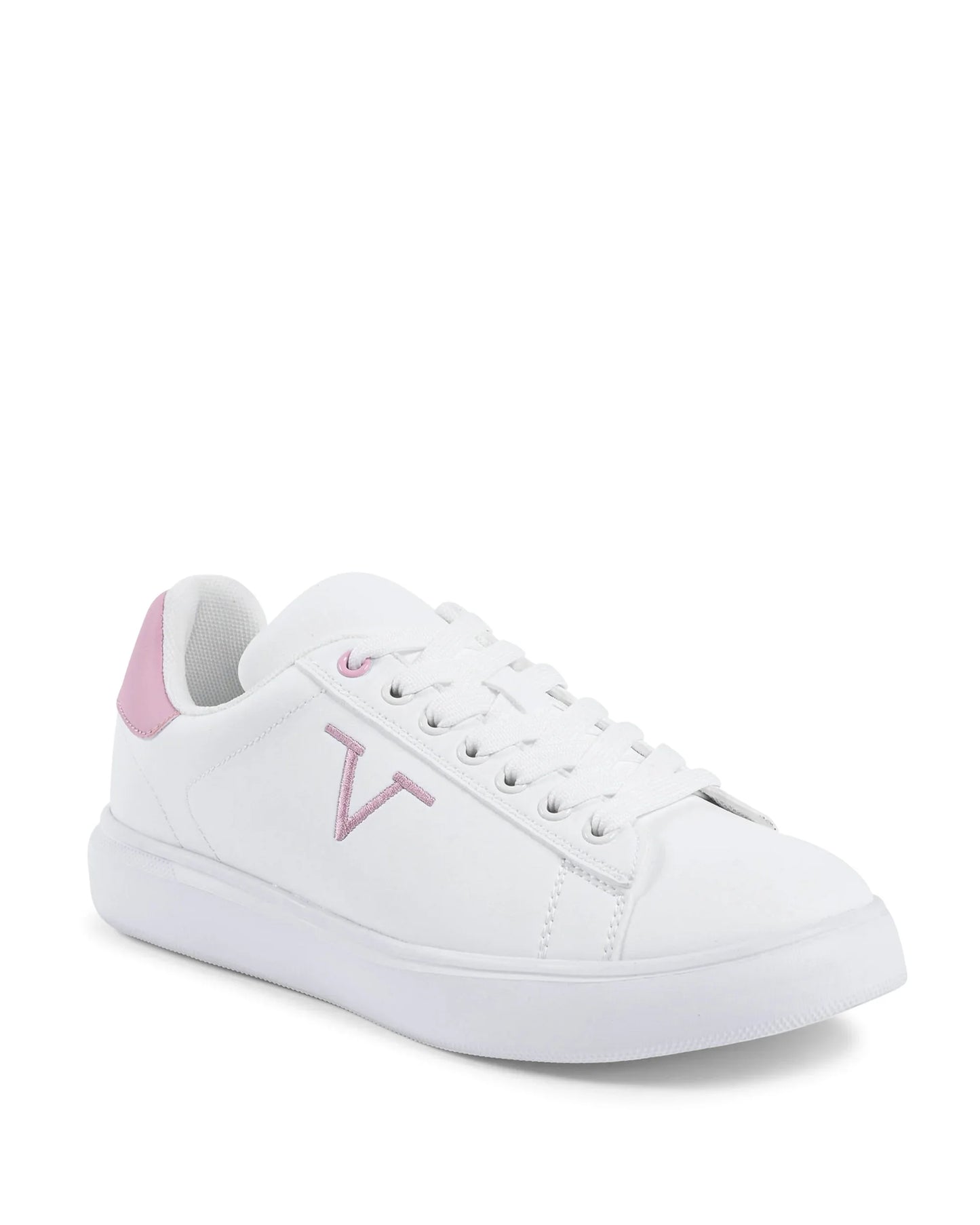 V Italia Womens Sneaker Multicolor SNK 004 W WHITE PINK - Which Mark