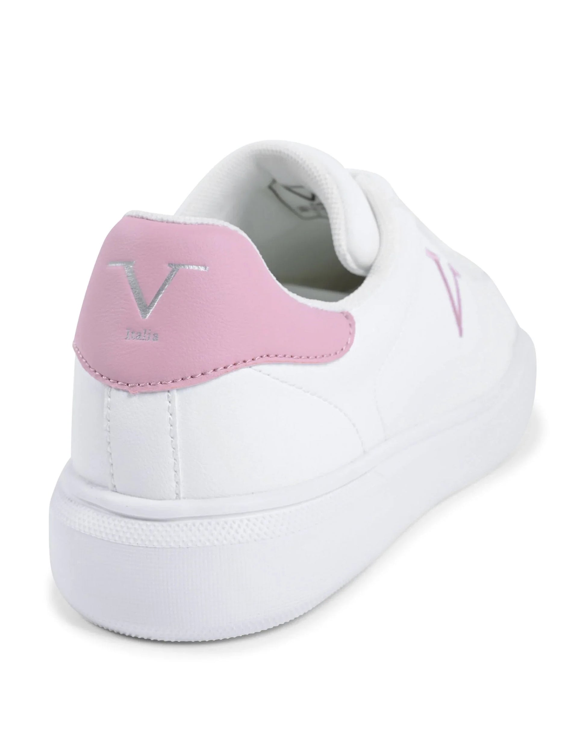 V Italia Womens Sneaker Multicolor SNK 004 W WHITE PINK - Which Mark