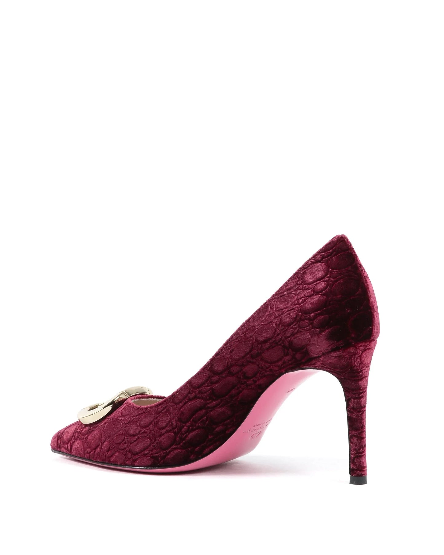 Office Party Cocco Velvet Pump Ruby - Which Mark