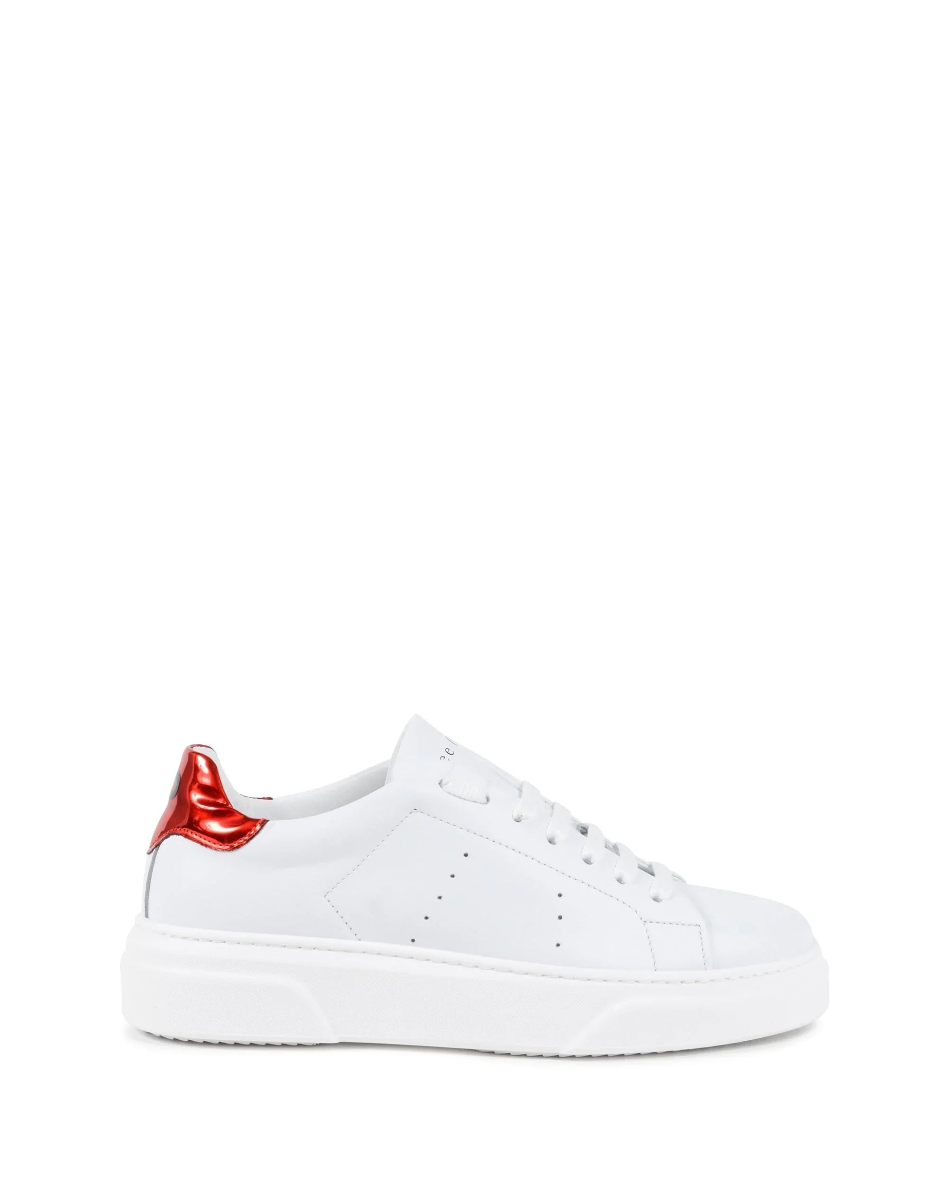 Runaround Sneaker -White/Red - Which Mark