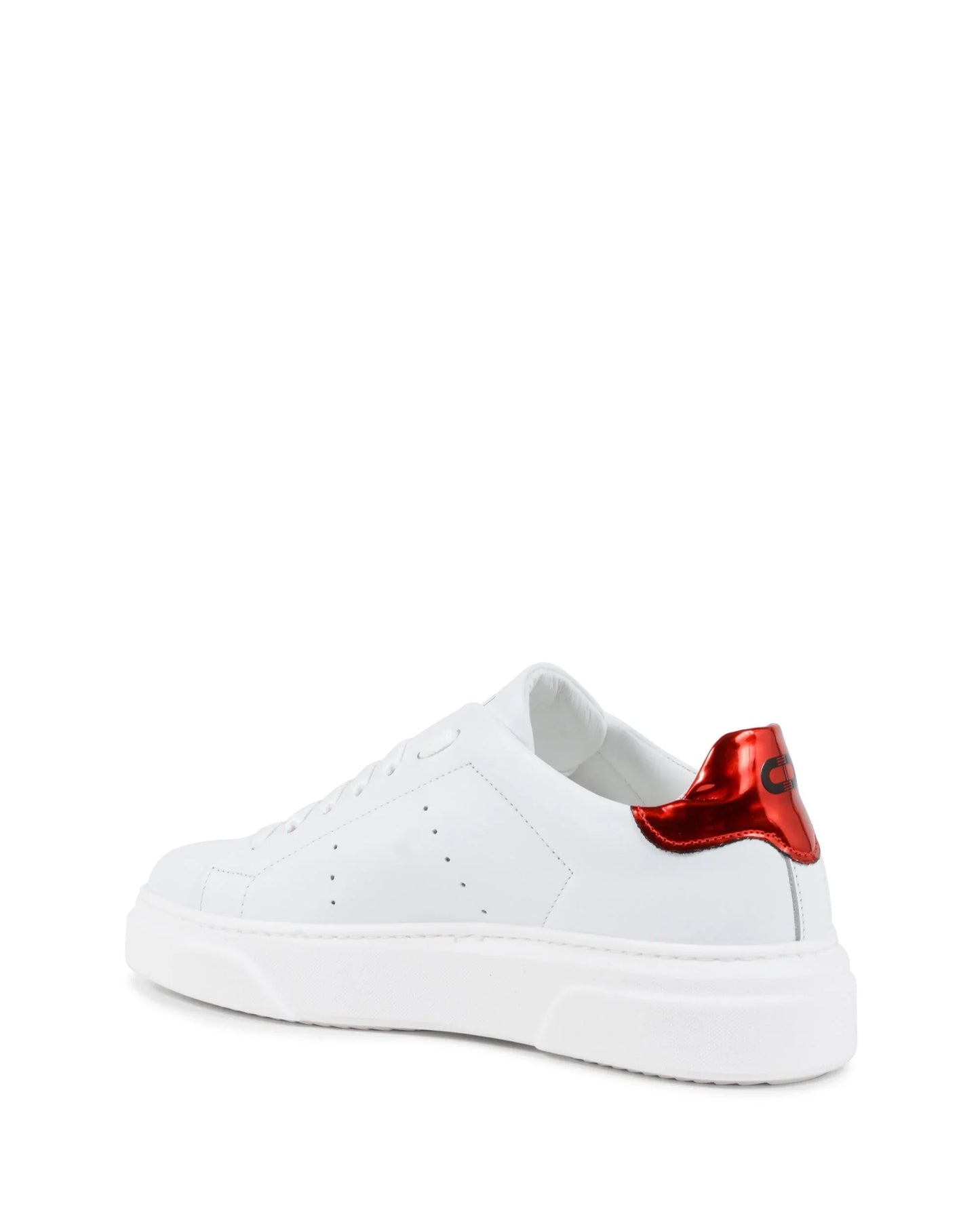 Runaround Sneaker -White/Red - Which Mark