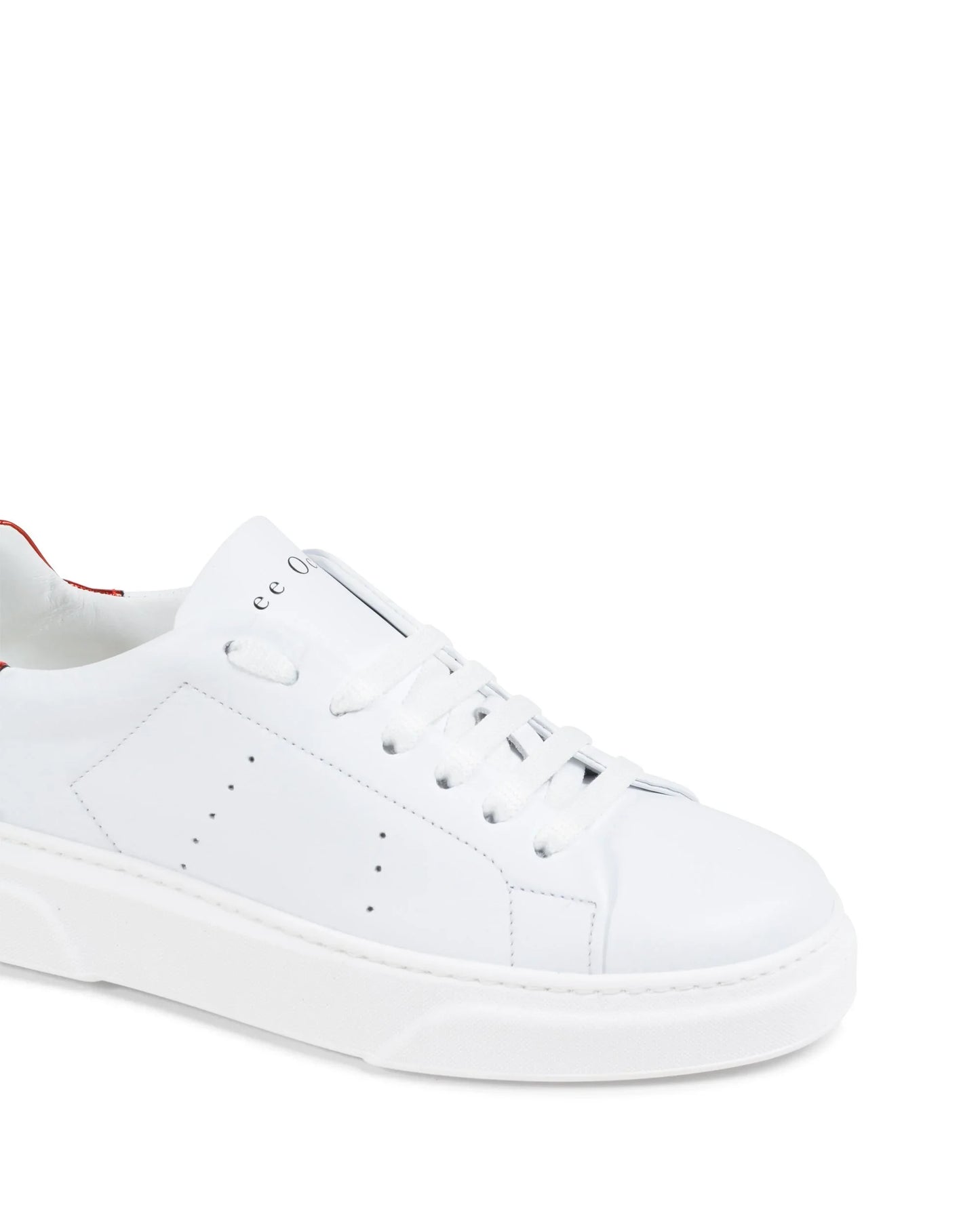 Runaround Sneaker -White/Red - Which Mark